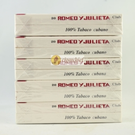 Romeo Y Julieta Clubs Cigars in Box