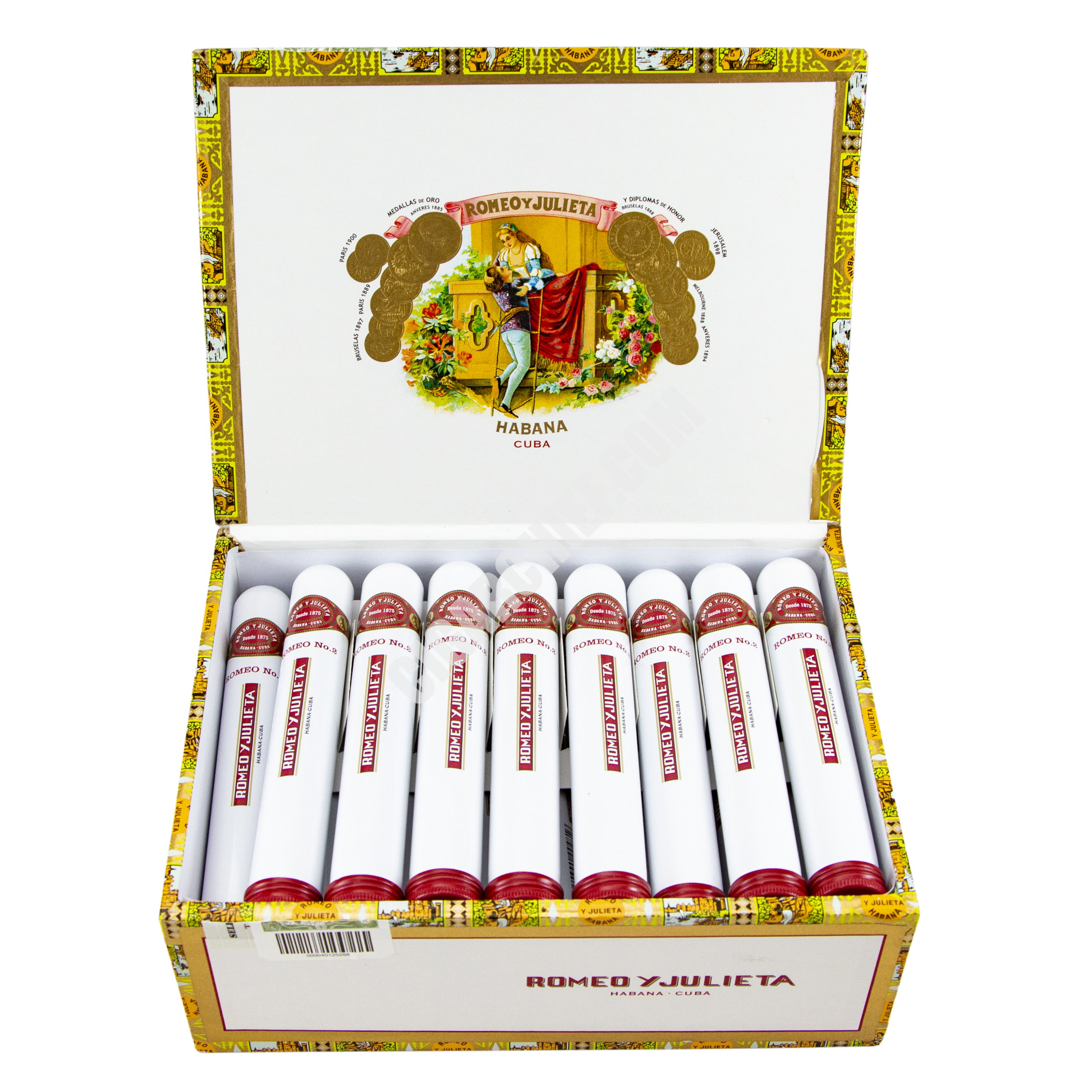 Romeo Y Julieta No.2 Tubos Romeo Y Julieta No.2 Tubos Cigars in Box