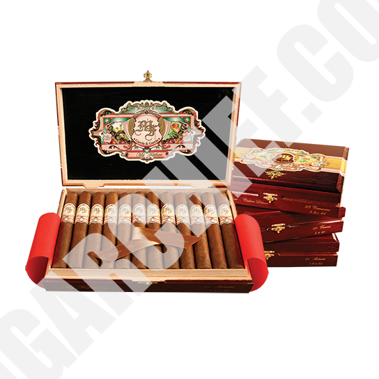 My Father Cigars Full Box oif Cigars Top View Promo Shot
