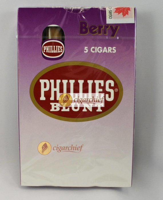 Phillies Blunts Cigars Berry Pack of 5 Cigars