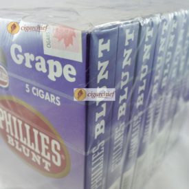 Phillies Blunts Cigars Grape Box of 50 Cigars Side