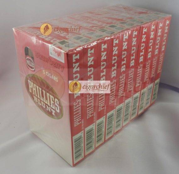 Phillies Blunts Cigars Strawberry Box of 50 Cigars