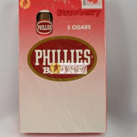 Phillies Blunts Cigars Strawberry Pack of 5 Cigars