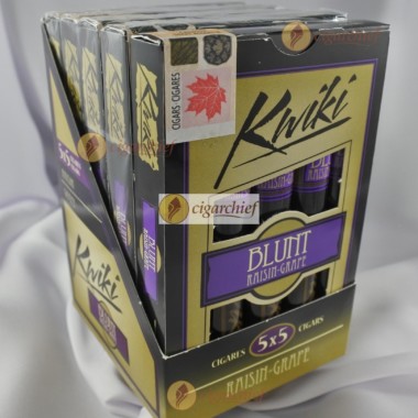 Kwiki Blunts Cigars Grape Box of 25 Cigars