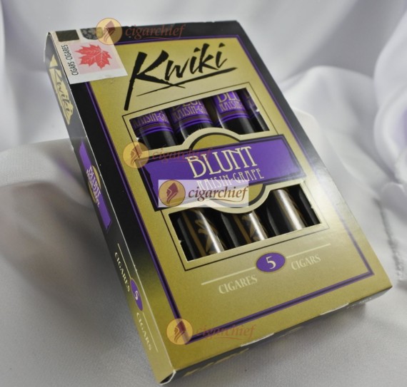 Kwiki Blunts Cigars Grape Pack of 5 Cigars