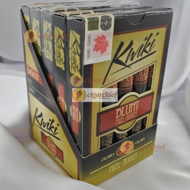 Kwiki Blunts Cigars Honey Box of 25 Cigars