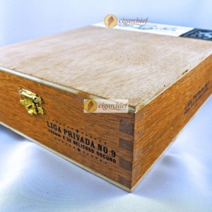 Drew Estate Cigars Liga Privada No. 9 Belicosos Box of Cigars Closed Front