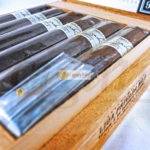Drew Estate Cigars Liga Privada No. 9 Robustos Box of Cigars Side Angle