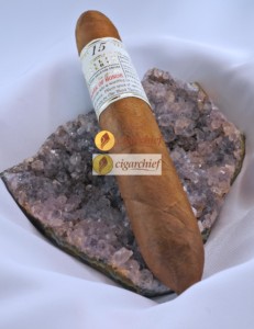 Gurkha Cigars Cellar Reserve 15 Years Hedonism Single Cigar on Amethyst Crystal