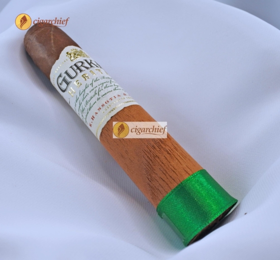 Gurkha Cigars Heritage Robusto Single Cigar Angle