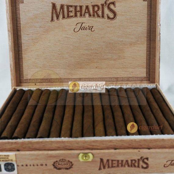 Agio Cigars Meharis Java Box of 25 Cigarillos Open Front