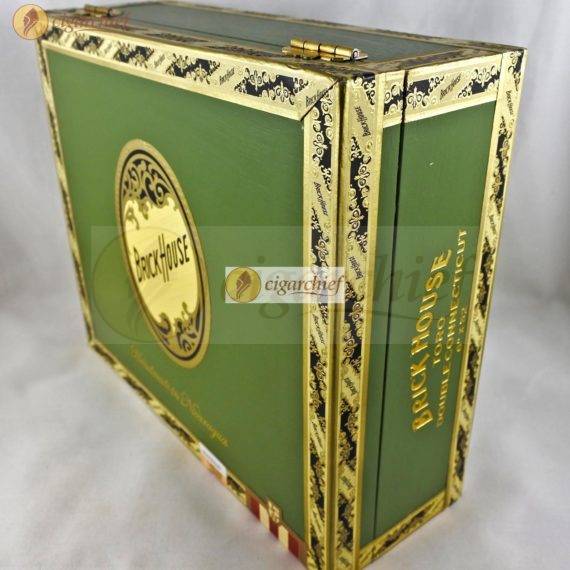 Brick House Cigars Double Connecticut Toro Box of 25 Cigars Closed
