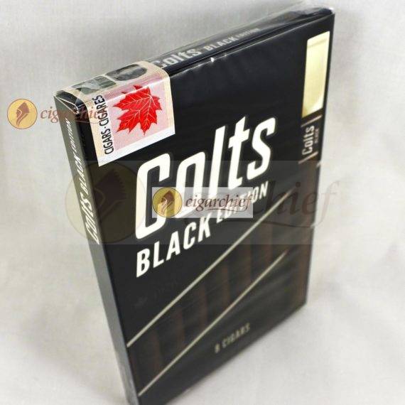 Colts Cigars Black Edition Pack of 8 Small Cigars Side