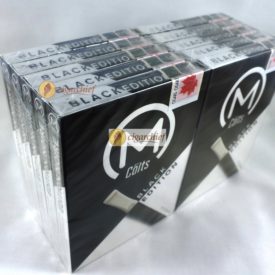Colts Cigars M by Colts Black Edition 10 Packs of 8 Little Cigars Angle