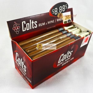 Colts Cigars Rum & Wine Box of 25 Small Cigars