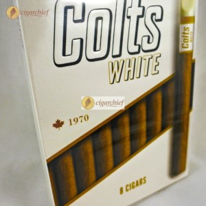 Colts Cigars White Pack of 8 Little Cigars Angle