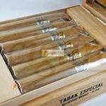 Drew Estate Cigars Tabak Especial Belicoso Medio Box of 12 Cigars Side