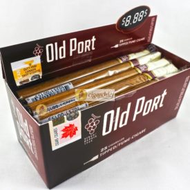 Old Port Cigars Tipped Box of 25 Tipped Small Cigars