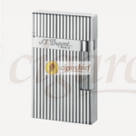 S.T. Dupont Line 2 Lighter Vertical Lines Silver Plated Finish