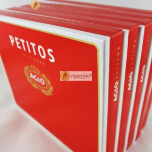 Agio Petitos 5 Packs of 10 Cigarillos Closed