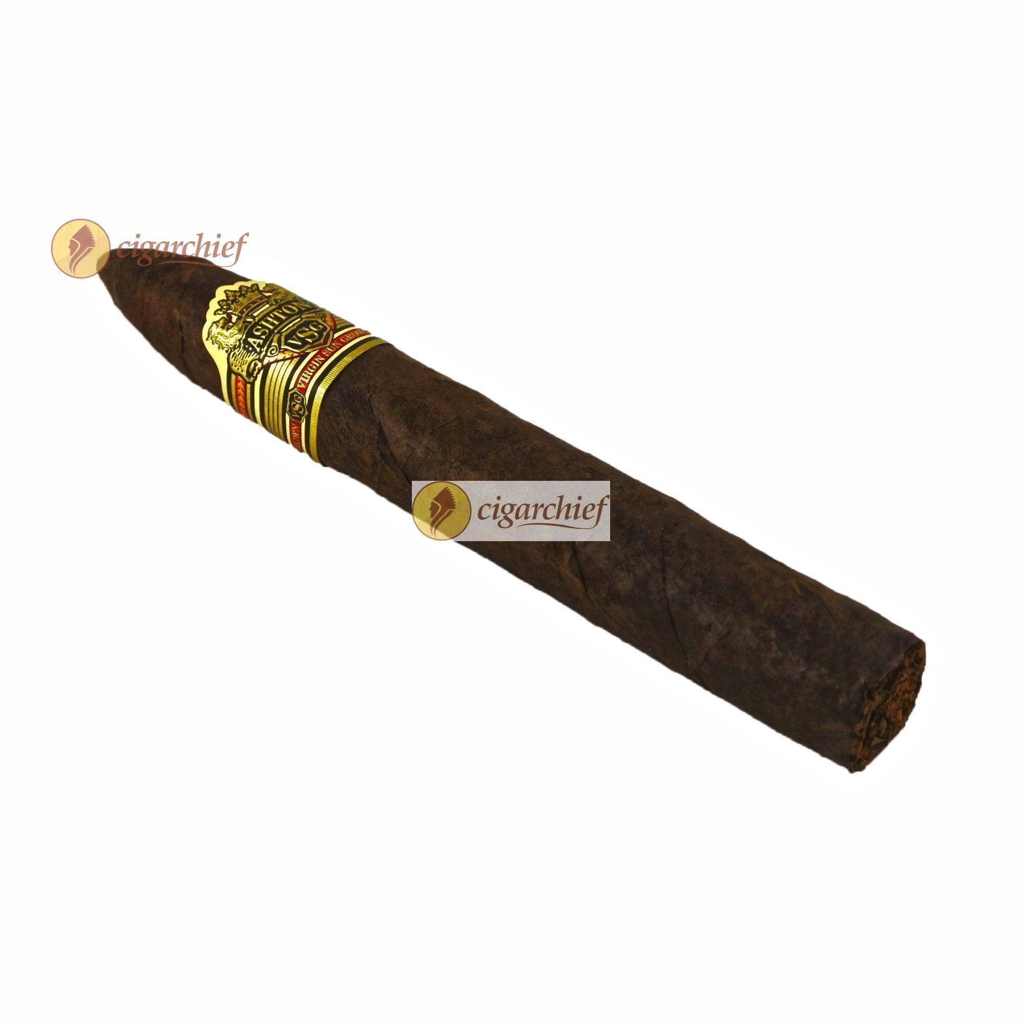 Ashton Cigars VSG Torpedo Single Cigar White Background Ashton Cigars VSG Torpedo Single Cigar White Background