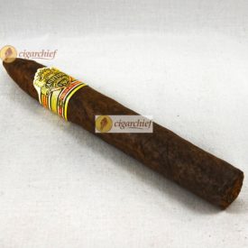 Ashton Cigars VSG Torpedo Single Cigar White Fabric Background