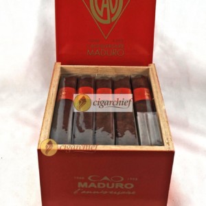 CAO Cigars Maduro Robusto L'anniversaire Box of 20 Cigars Open