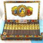 La Aroma de Cuba Cigars Mi Amor Robusto Box of 25 Cigars Open Blue