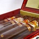 La Aurora Cigars Cameroon 1903 Toro Box of 20 Cigars Open Close Up Cigar Labels