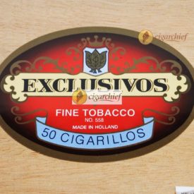 Agio Cigars Exclusivos Cigarillos Wooden Box Cigar Logo
