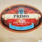 Agio Cigars Primo Cigarillos Wooden Box Cigar Logo