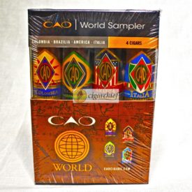 CAO Cigars World Sampler Sealed Pack of 4 Cigars Front