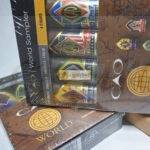 CAO Cigars World Sampler Sealed Pack of 4 Cigars Side by Side