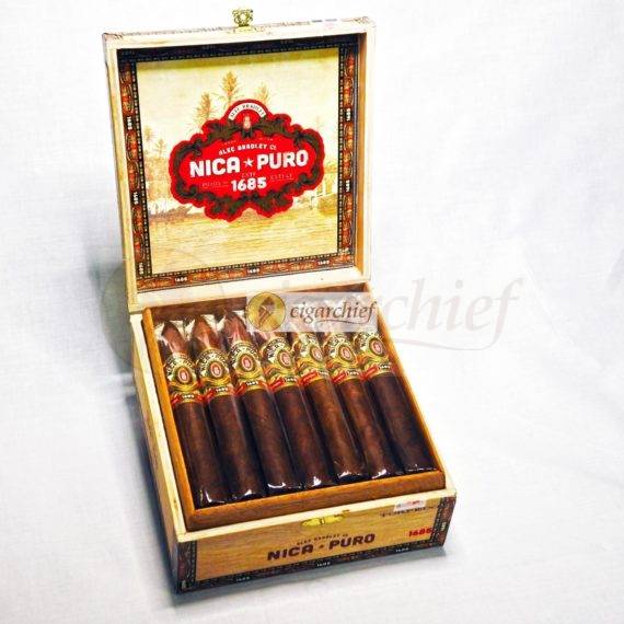 Alec Bradley Cigars Nica Puro Torpedo Box of 20 Cigars Open