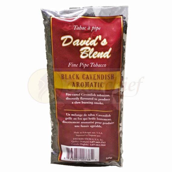 David's Blend Pipe Tobacco Black Cavendish Aromatic