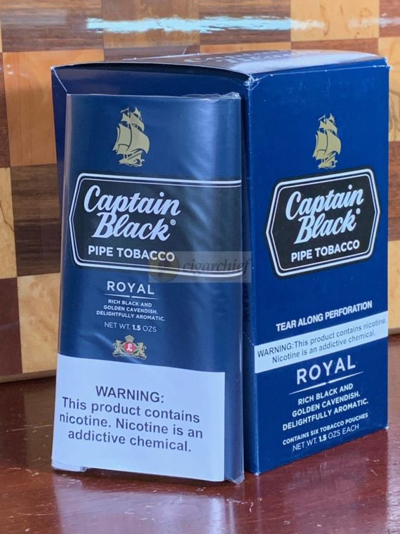 Captain Black Pipe Tobacco Royal Blue (Captains Choice Royal)