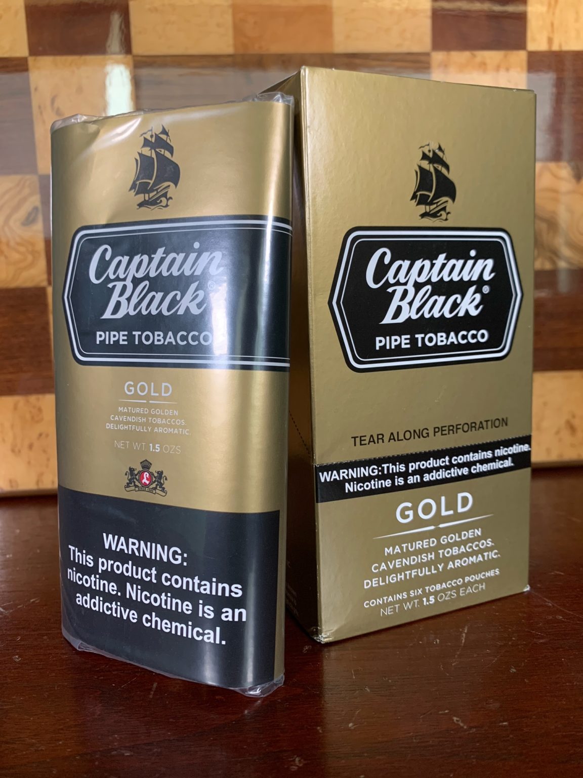 Captain Black Pipe Tobacco Gold Blend - Cigar Chief