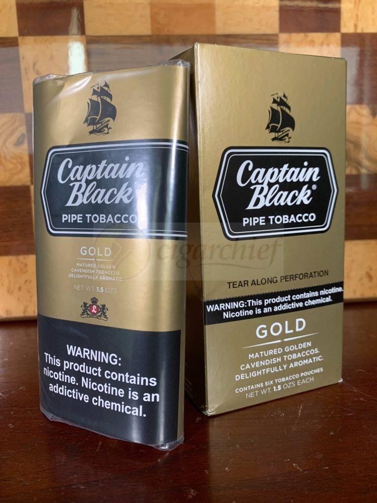 Captain Black Pipe Tobacco Gold Blend - Cigar Chief