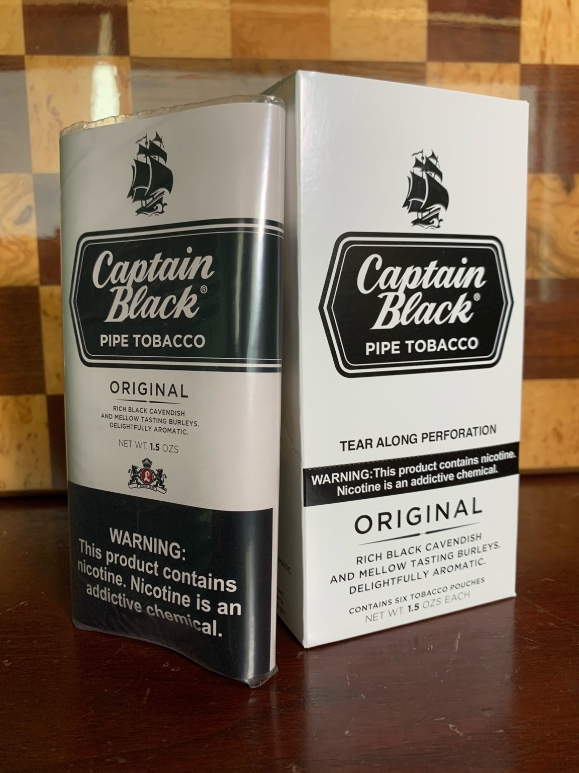 Captain Black Pipe Tobacco Original White Blend - Cigar Chief