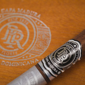 PDR Cigars 1878 Capa Madura Robusto Wooden Background