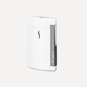 Minijet S T Dupont Lighter Chrome finish White S T Dupont