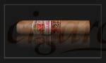 Hoyo de Monterrey Cigars Epicure De Luxe Single Cigar Black Background