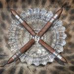 Rocky Patel Cigars 15th Anniversary Torpedo Single Cigar Crystal Ashtray