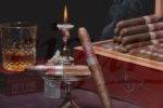 Rocky Patel Cigars Fifty-Five Toro Single Cigar Candle Whiskey