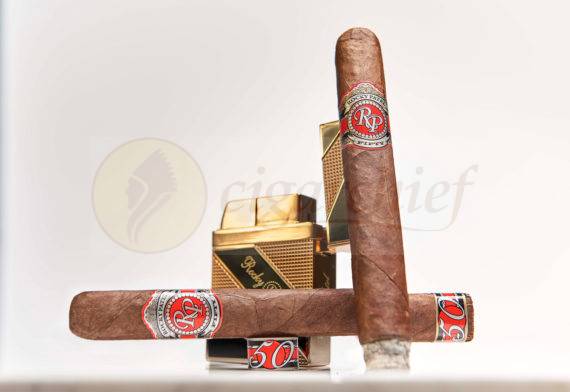 Rocky Patel Cigars Fifty Toro Single Cigars with Cigar Lighters