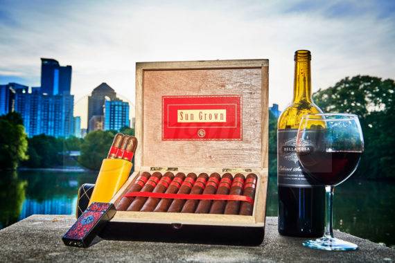Rocky Patel Cigars Sun Grown Robusto Single Cigar City Wine