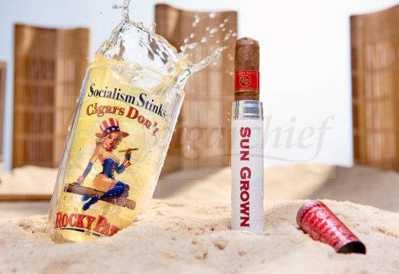 Rocky Patel Cigars Sun Grown Robusto Single Cigar Sand Drinlk