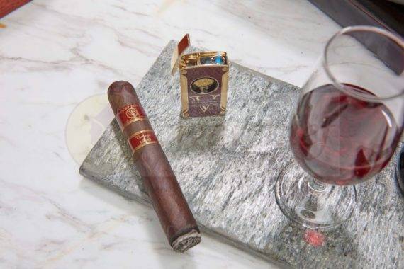 Rocky Patel Cigars Vintage 1990 Broadleaf Toro Wine Cigar Lighter