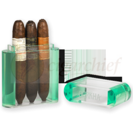 Gurkha Cigars Crystal Kraken 3 Cigar Sampler Laying Case Lid