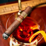Rocky Patel Cigars Royale Toro Single CIgar Martini Glass Top